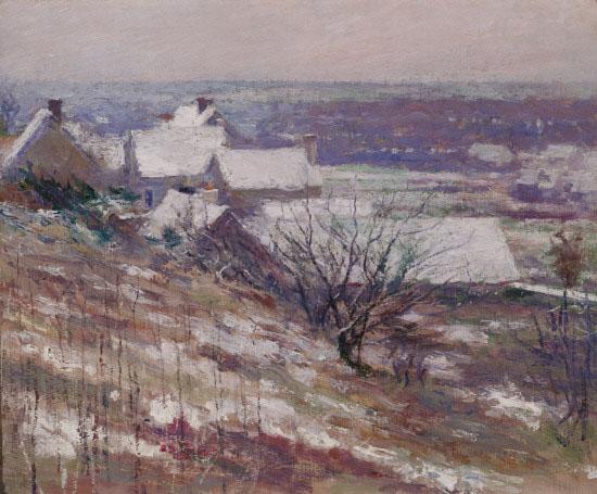Theodore Robinson Winter Landscape oil painting image